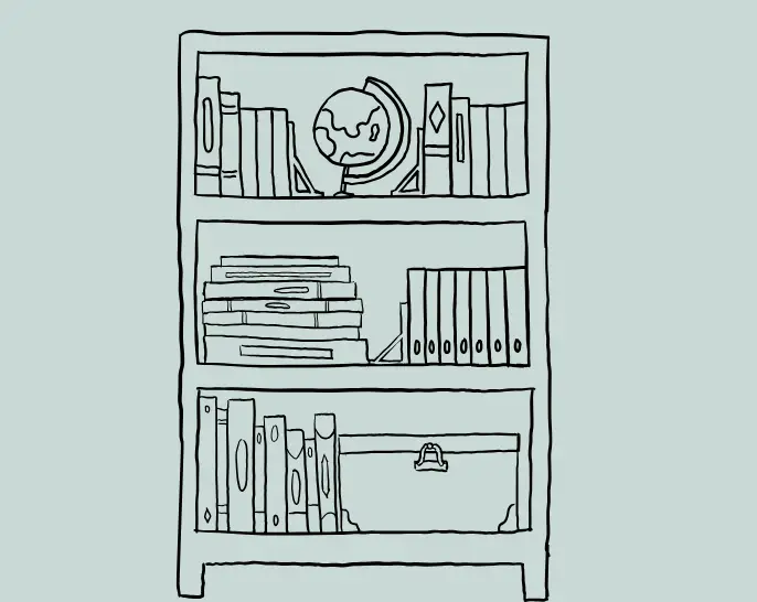 Charming Bookshelf