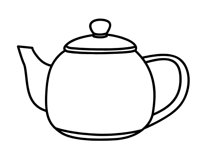 Teapot drawing