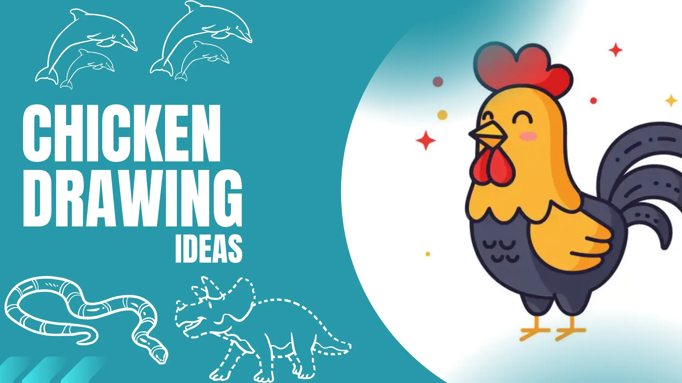 Chicken Drawing Ideas
