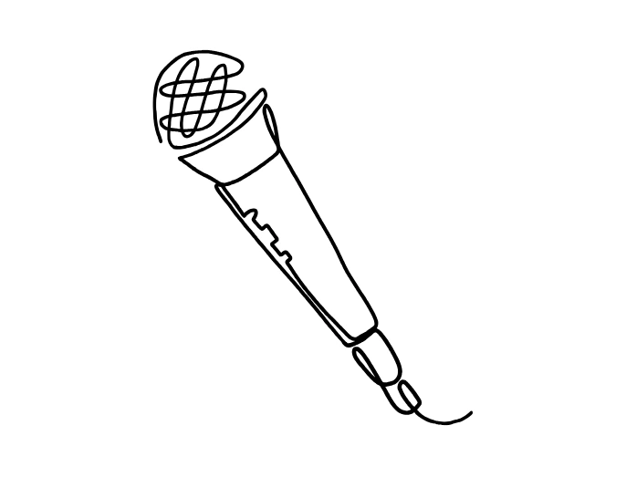 Microphone drawing