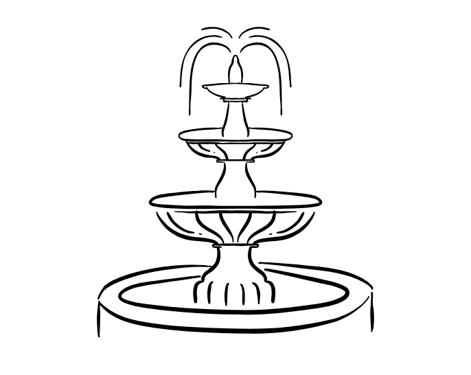 Fountain drawing