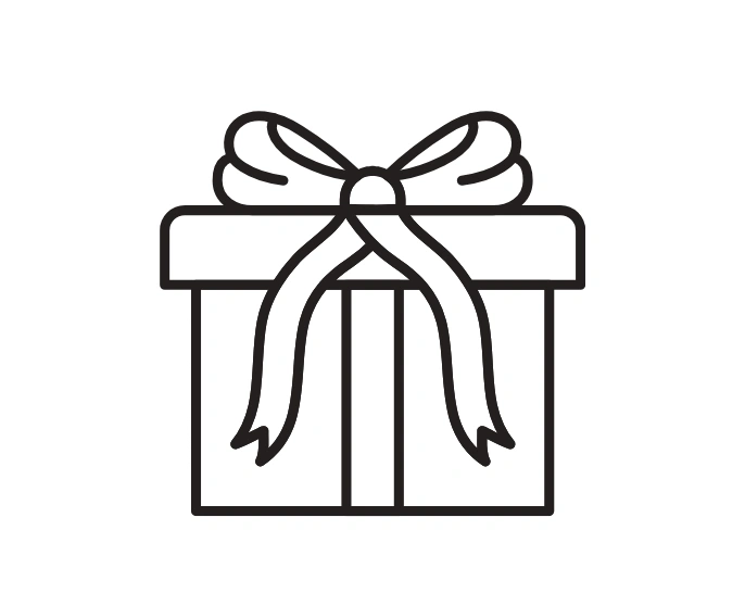 Gift Surprise simple drawing