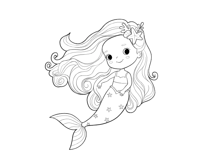 Mermaid drawing