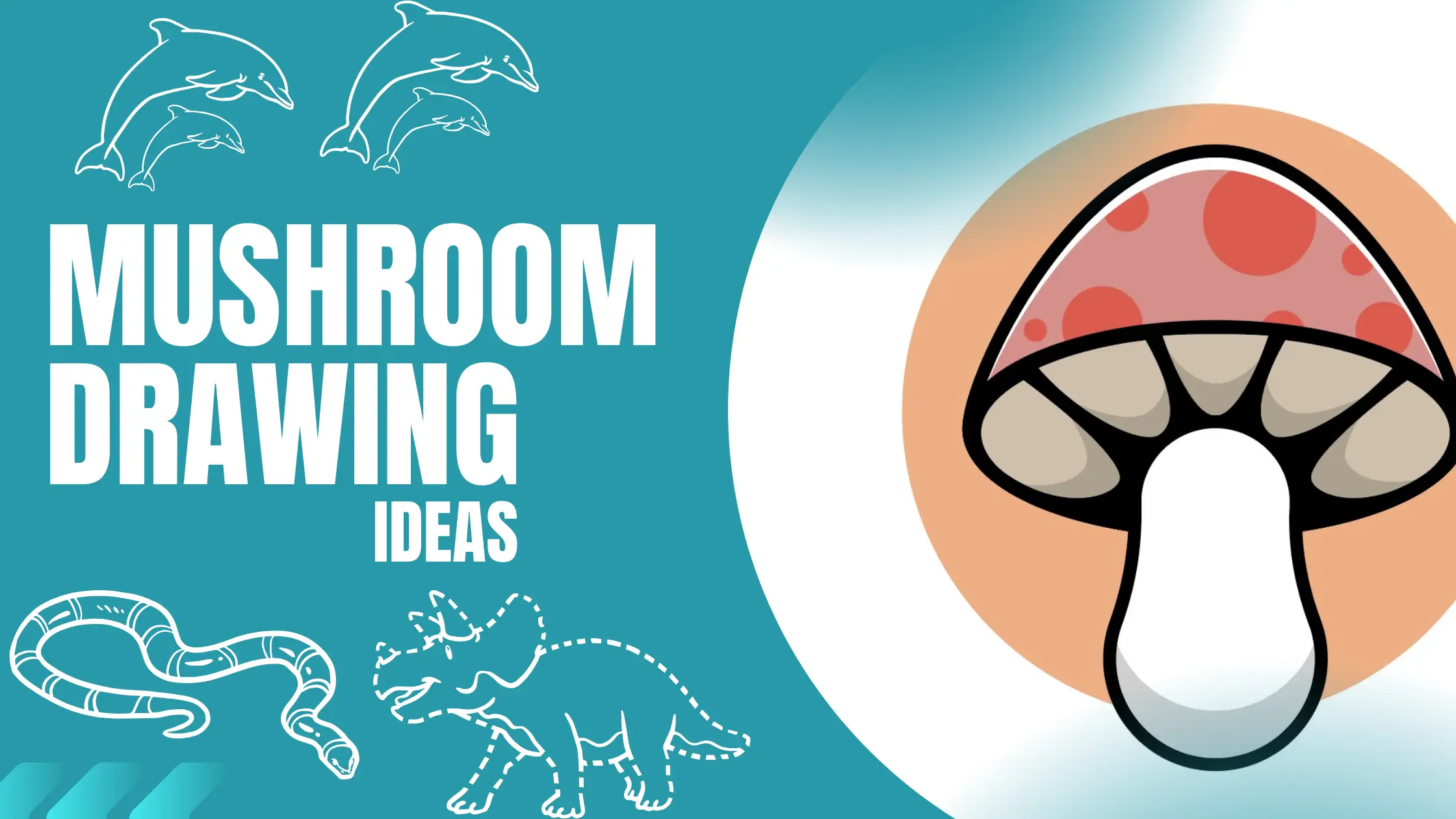 Mushroom Drawing Ideas