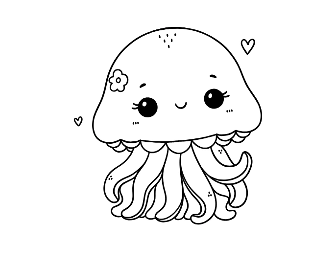 Jellyfish drawing