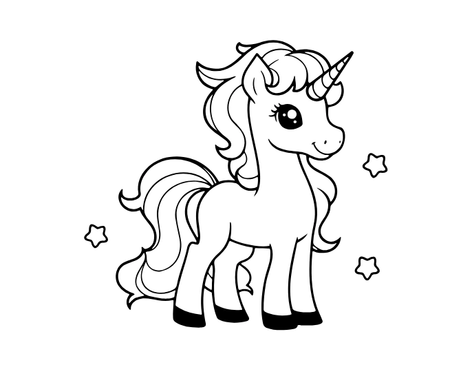 Unicorn drawing