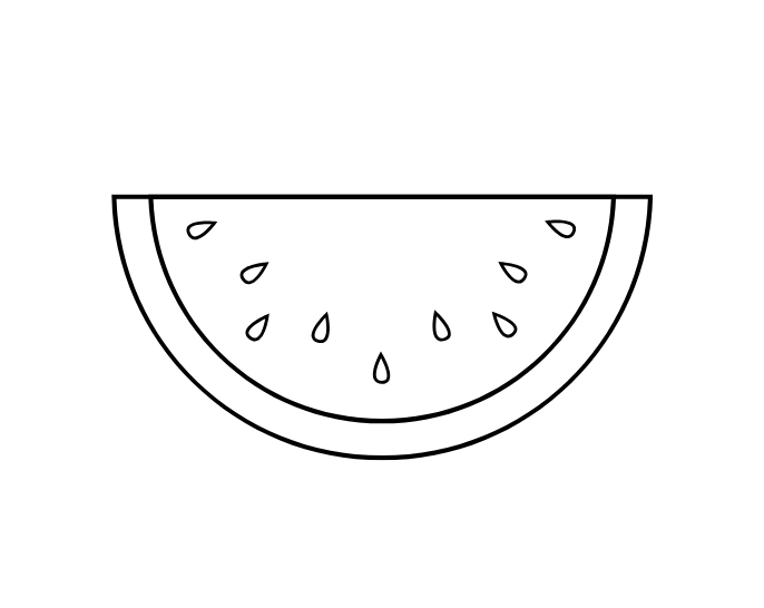 Watermelon drawing