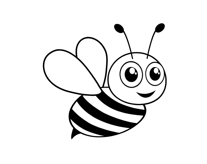 bee drawing