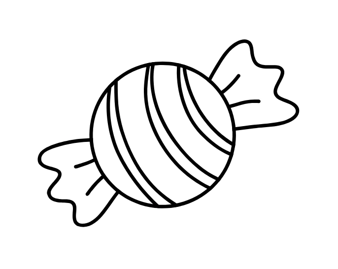candy easy drawing