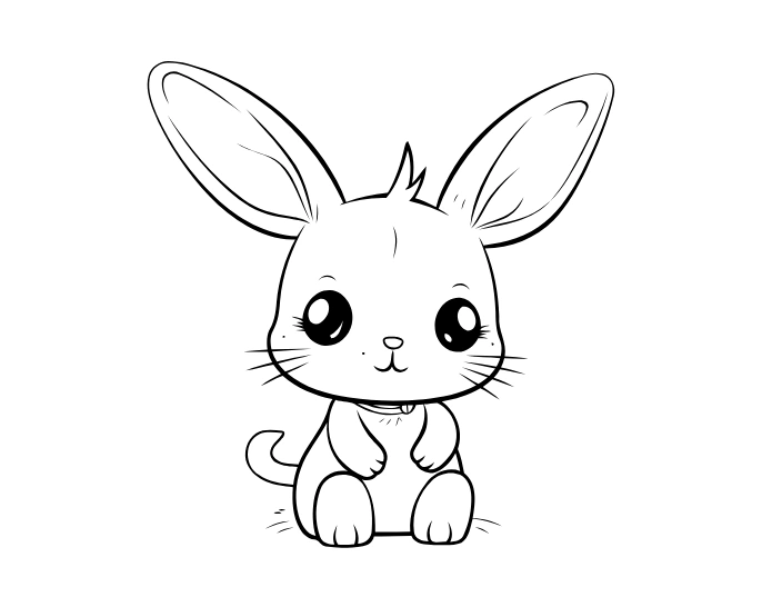 Bunny drawing