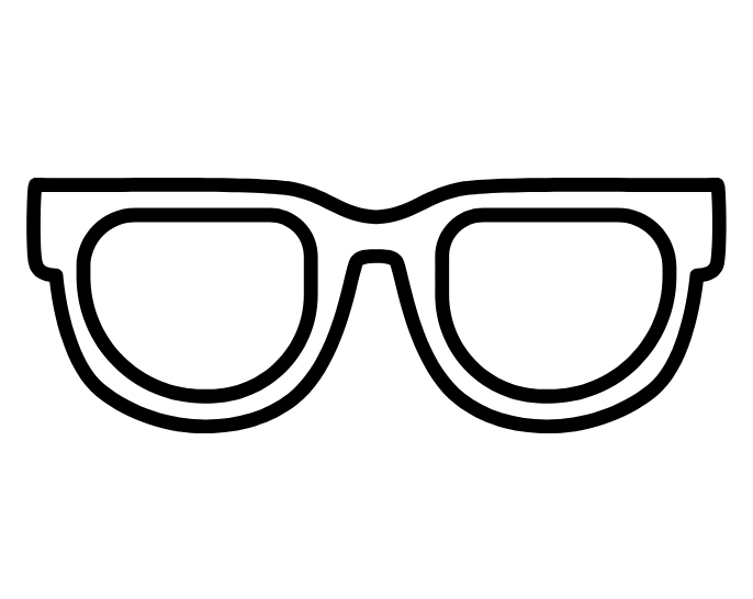 Sunglasses drawing