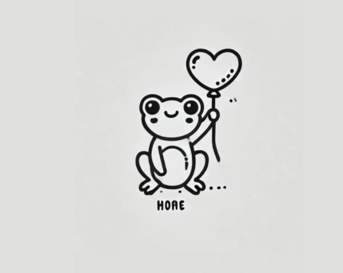 Frog With Heart-shaped