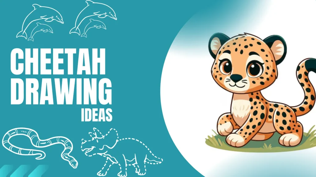 Cheetah Drawing Ideas
