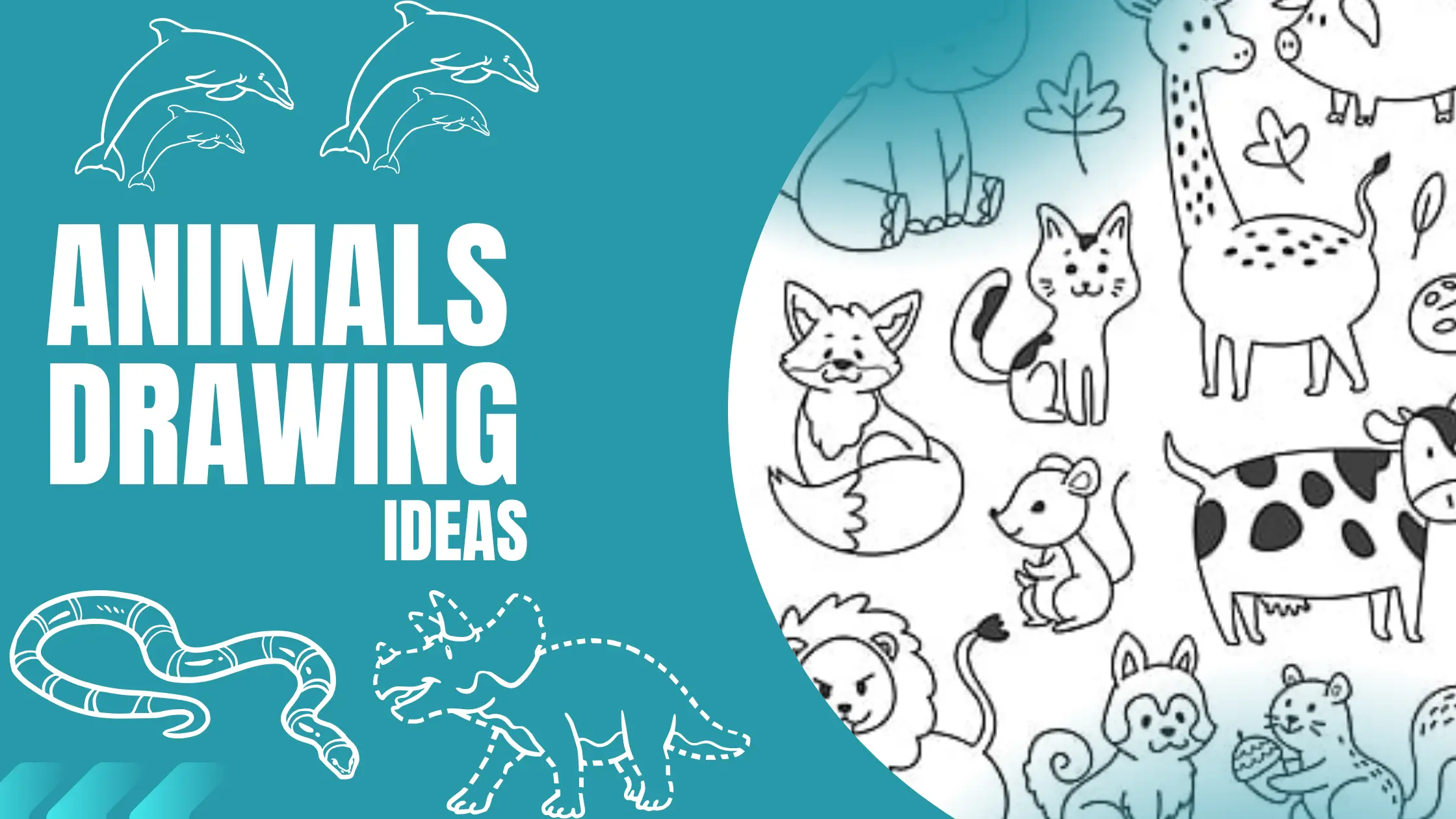 Easy Animals Drawings Ideas