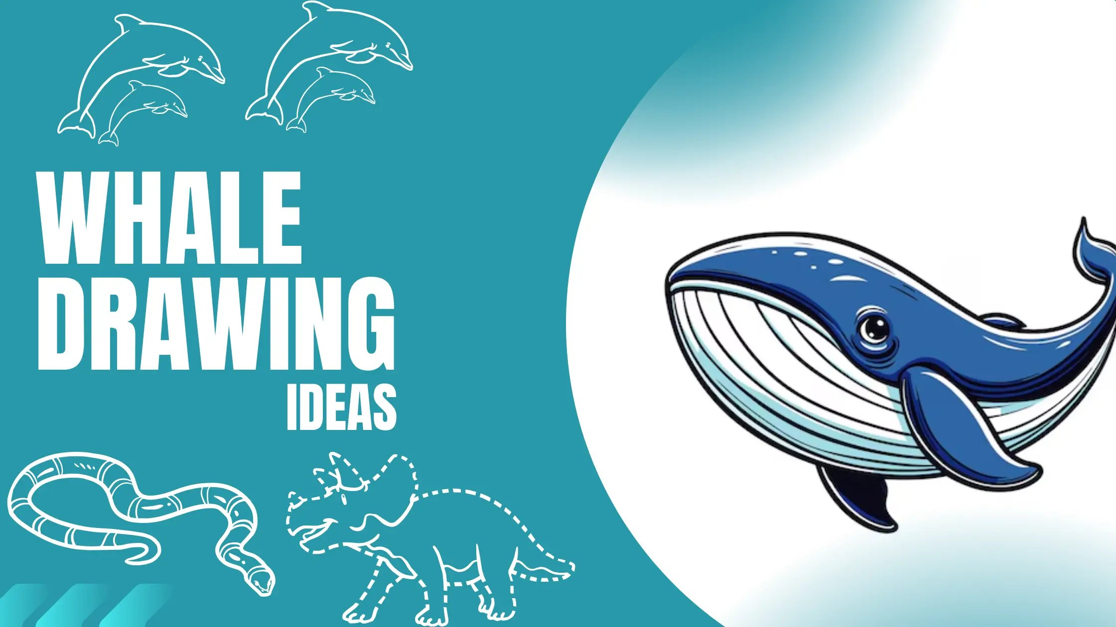 whale Drawing Ideas