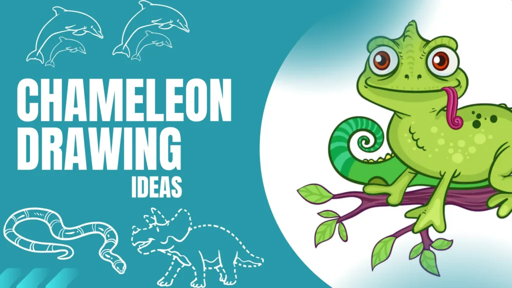 14+ Easy and Creative Chameleon Drawing Ideas for Beginners