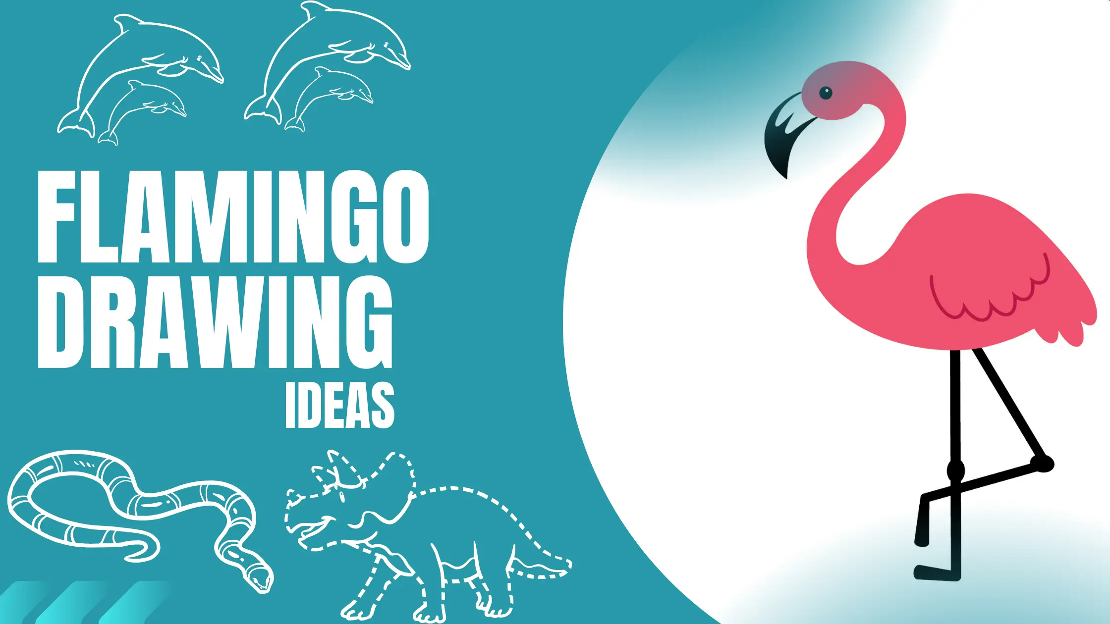 18+ Graceful Flamingo Drawing | Simple and Stylish Ideas!