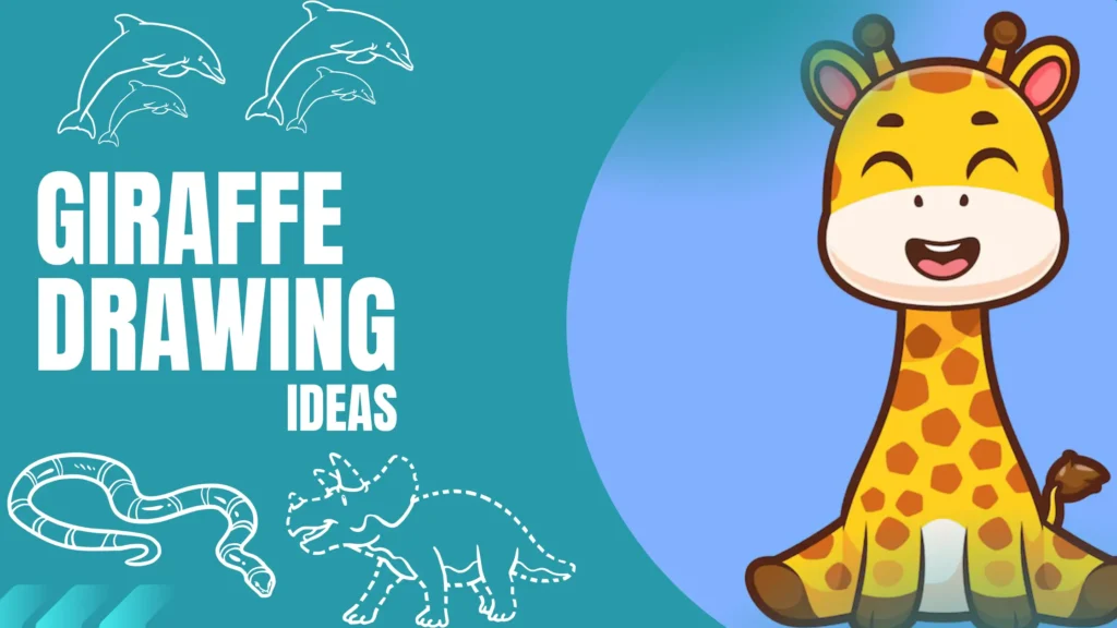 18+ Cute & Easy Giraffe Drawing Ideas For kids