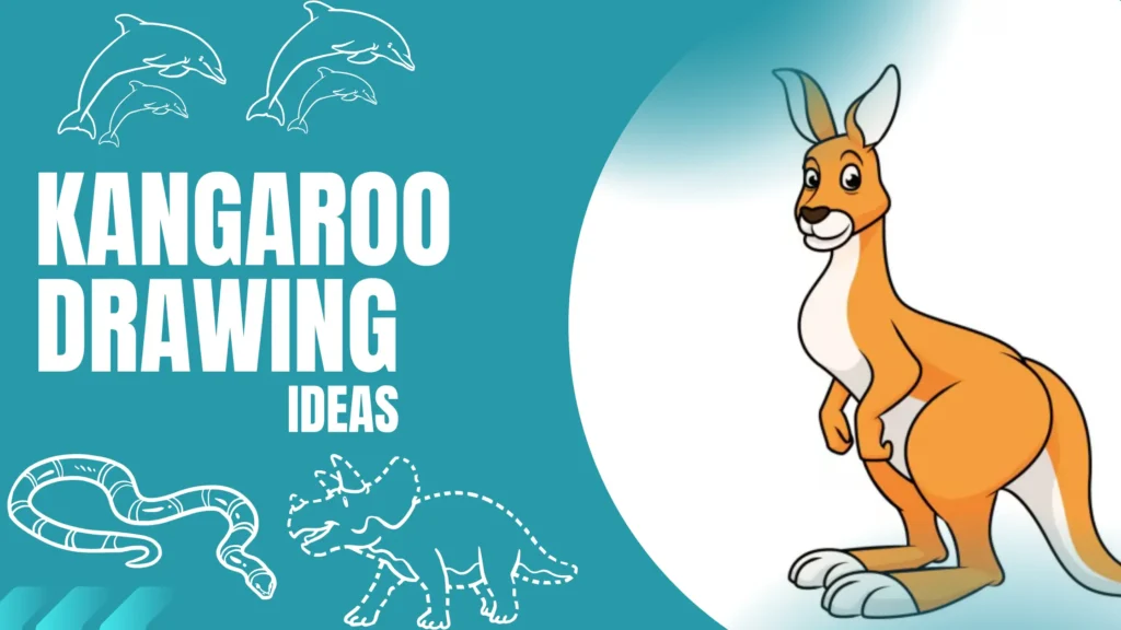20+ Simple & Easy Kangaroo Drawing Ideas for Beginners!