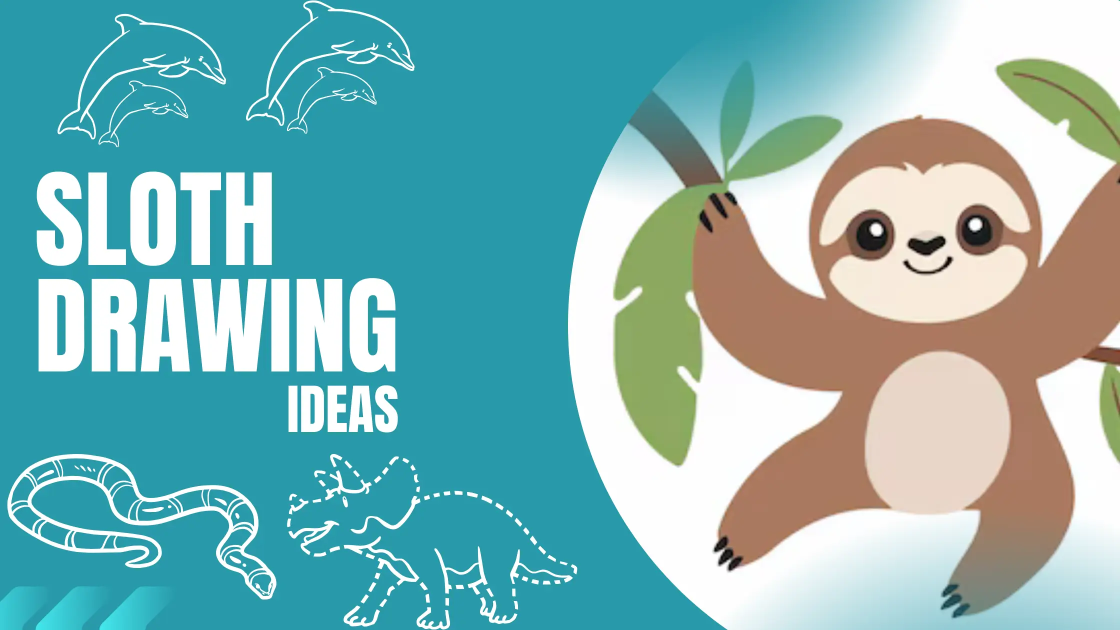 24+ Easy Sloth Drawing Ideas for Beginners