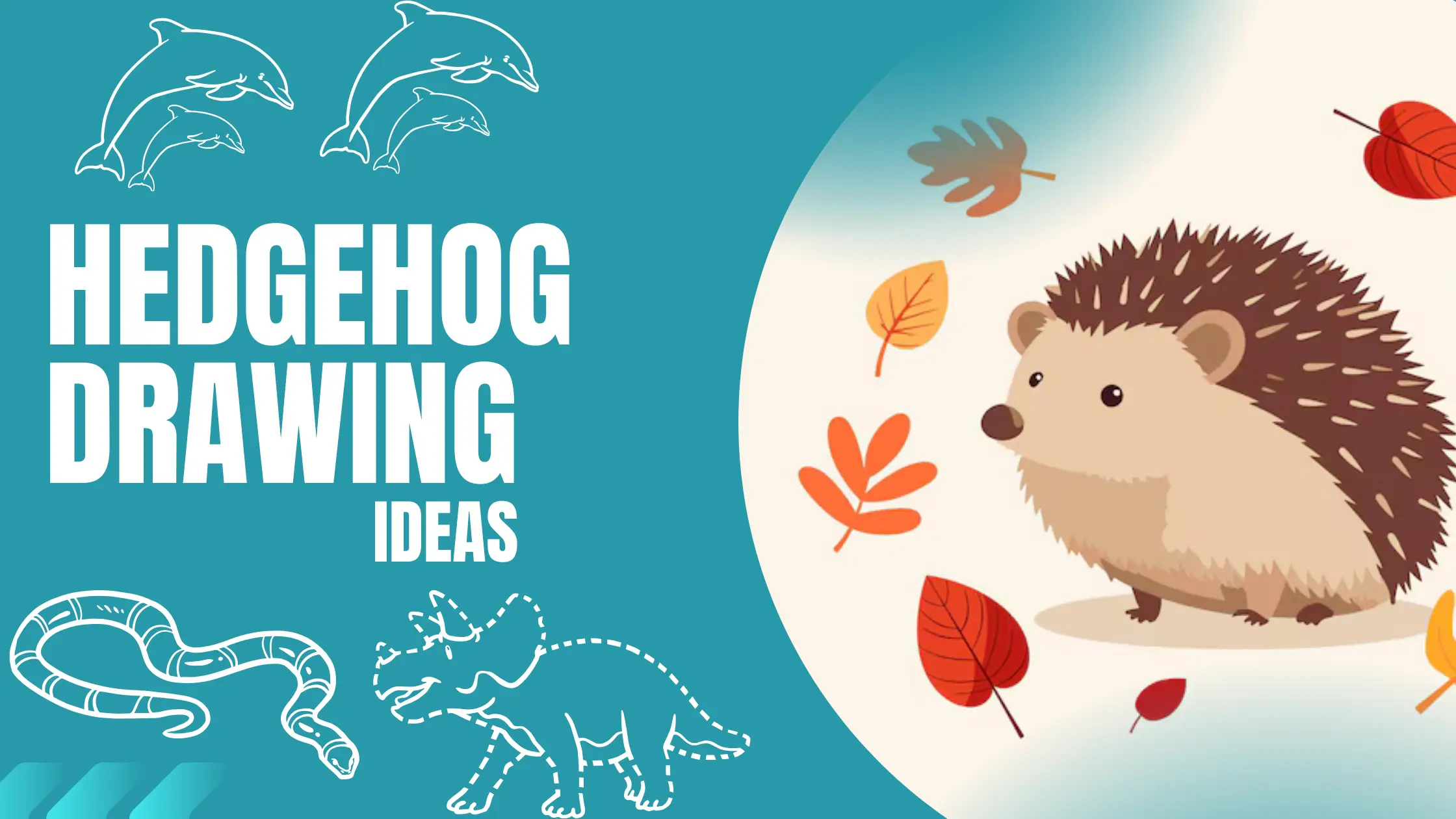 15+ Beautiful Hedgehog Drawing Ideas!