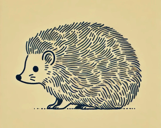 Realistic Hedgehog Art