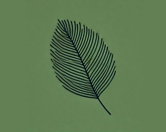 Tropical Palm Leaf