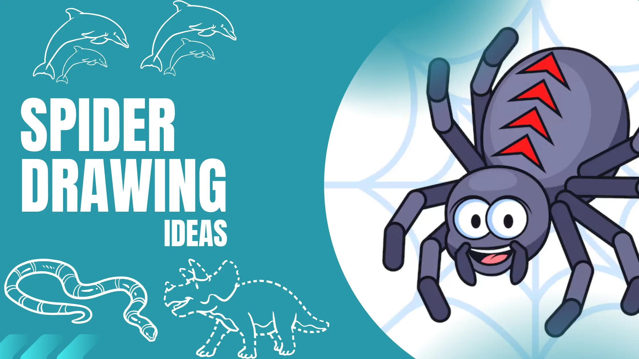 15+ Easy and Amazing Spider Drawing Ideas