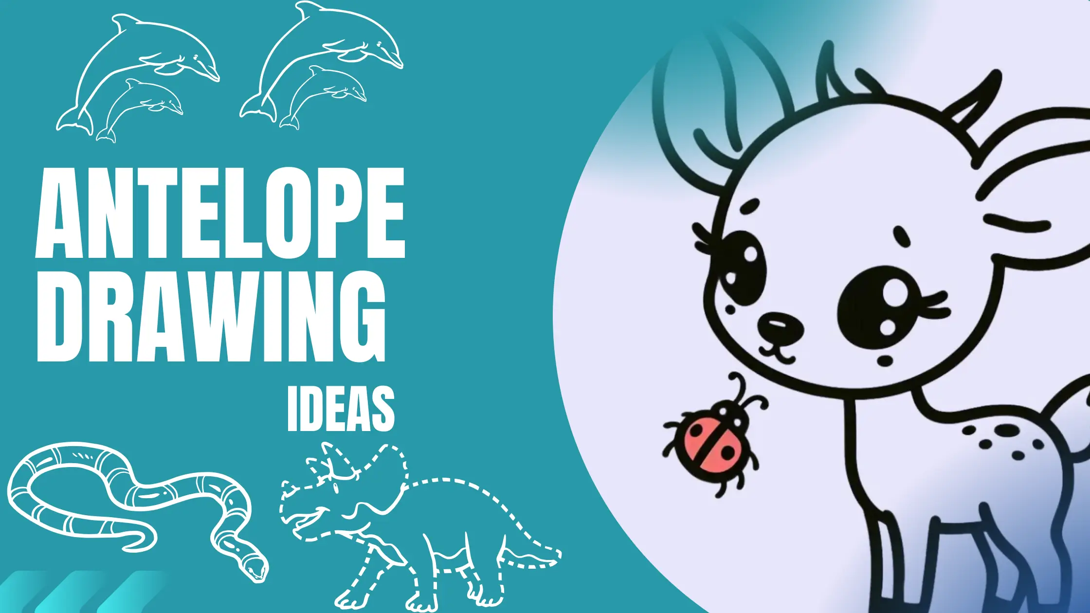 33+ Creative Antelope Drawing Ideas for Beginners & Artists
