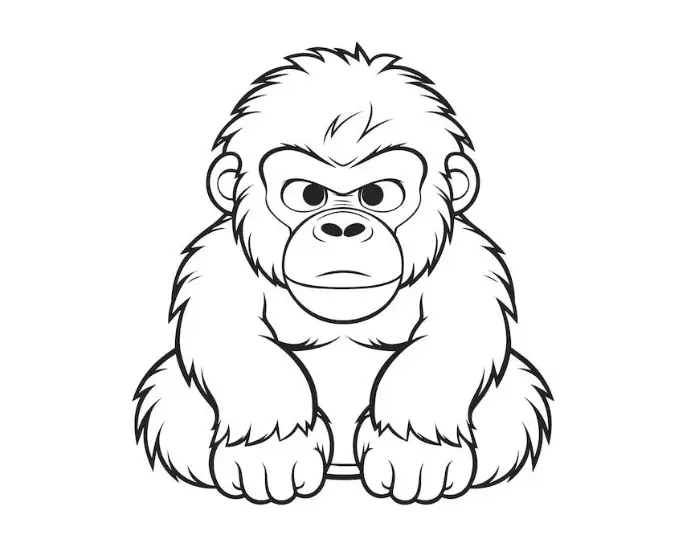 angry gorilla