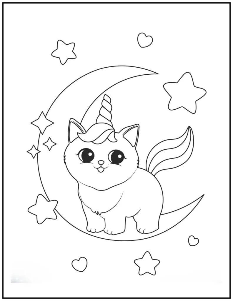 Cat on moon