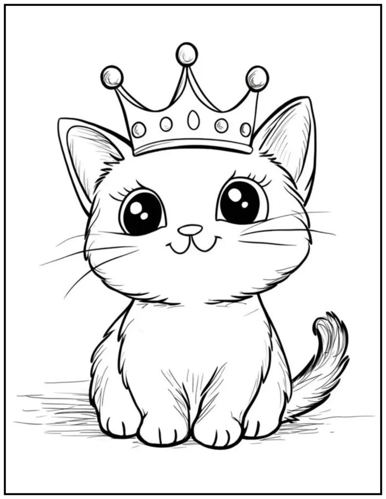 A royal kitty