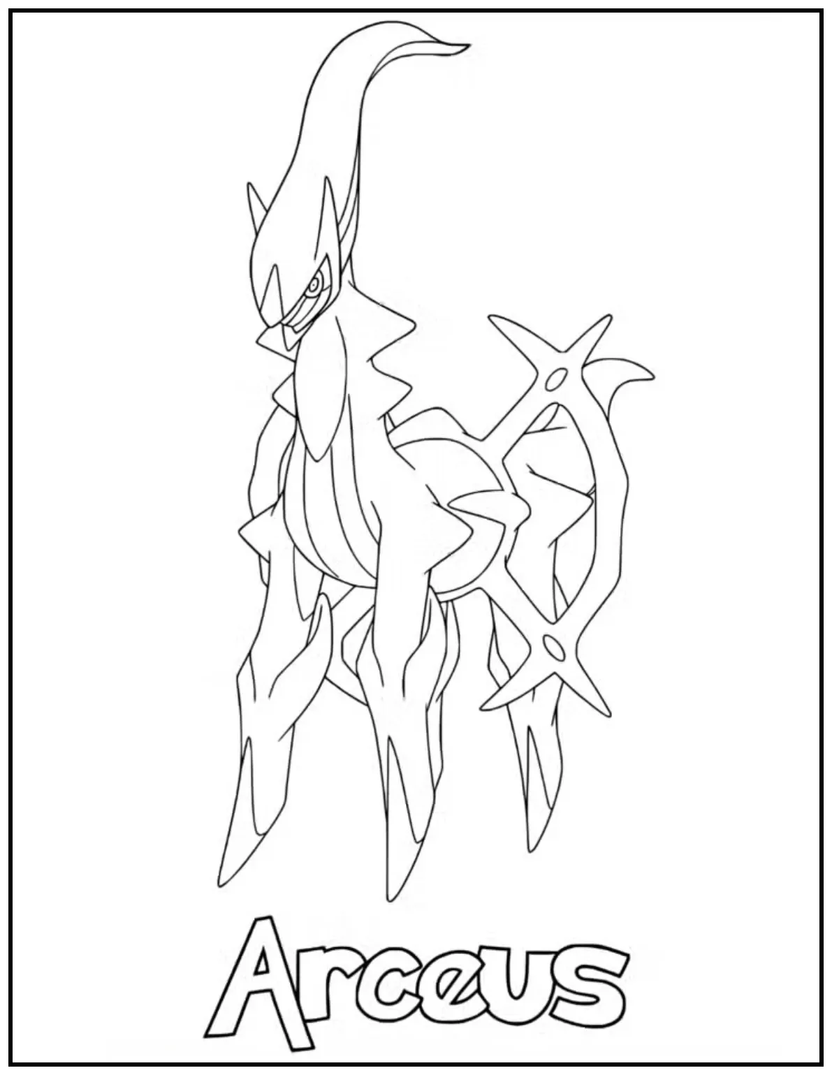 Arceus stands tall