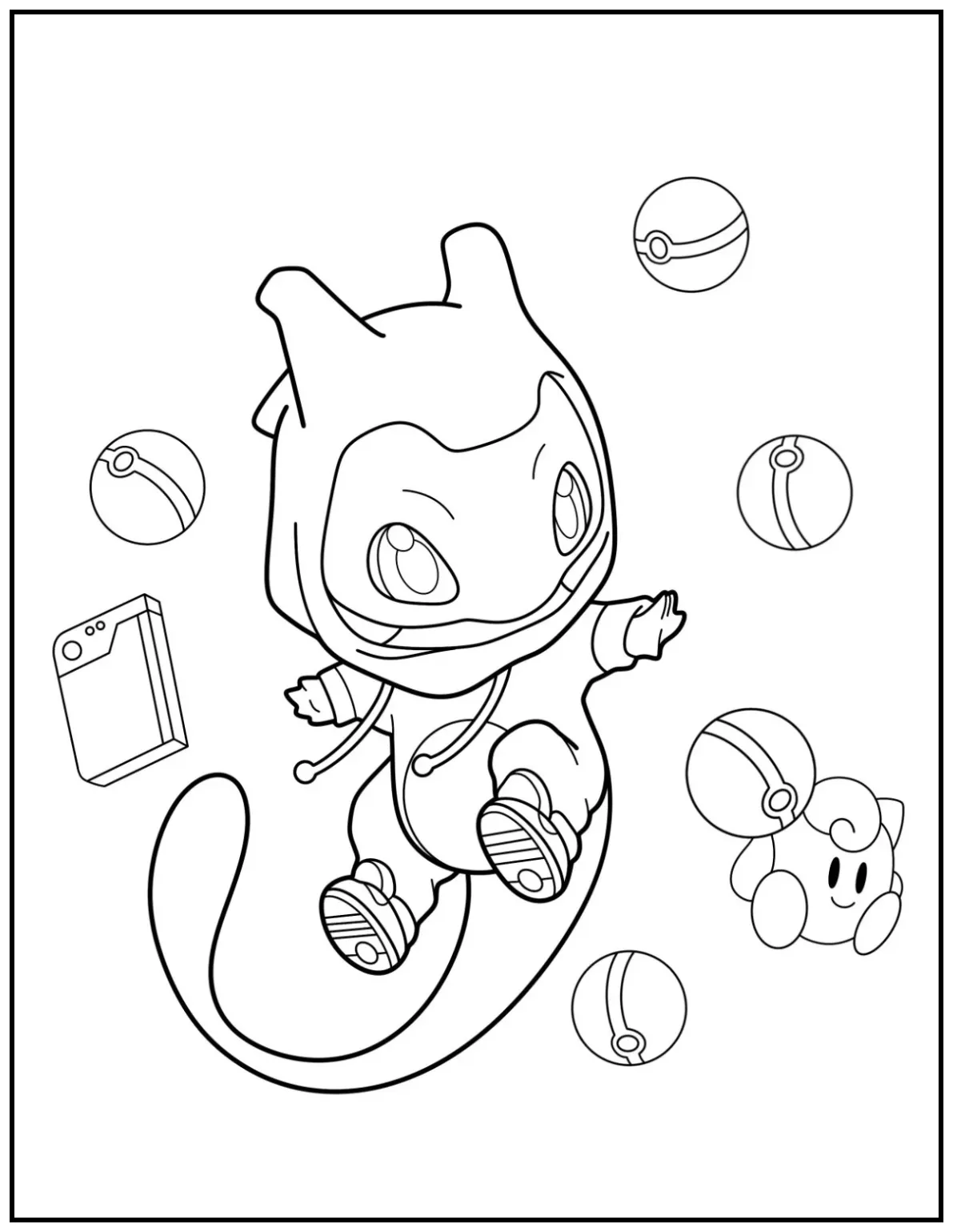 Baby Mewtwo stands strong