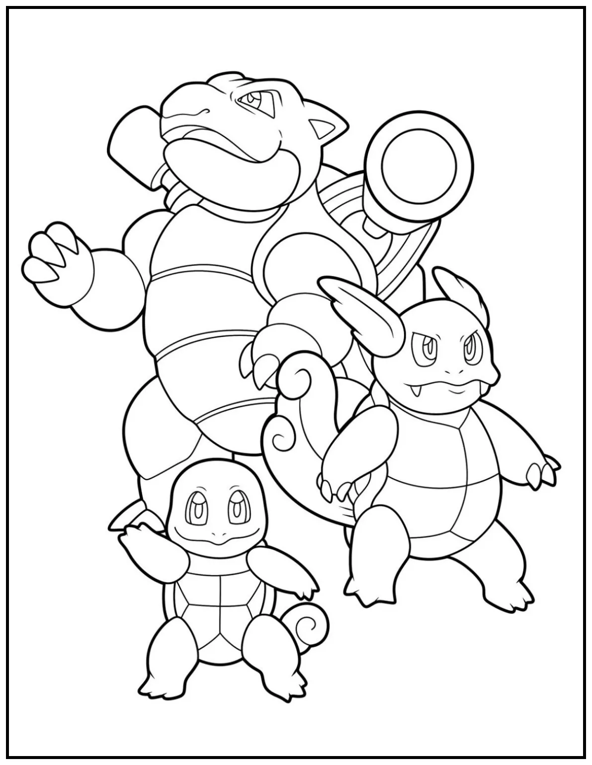 Blastoise leads