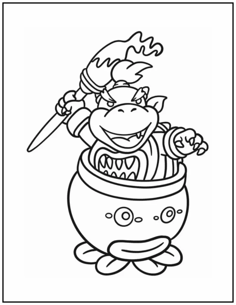 Bowser Jr. coloring page
