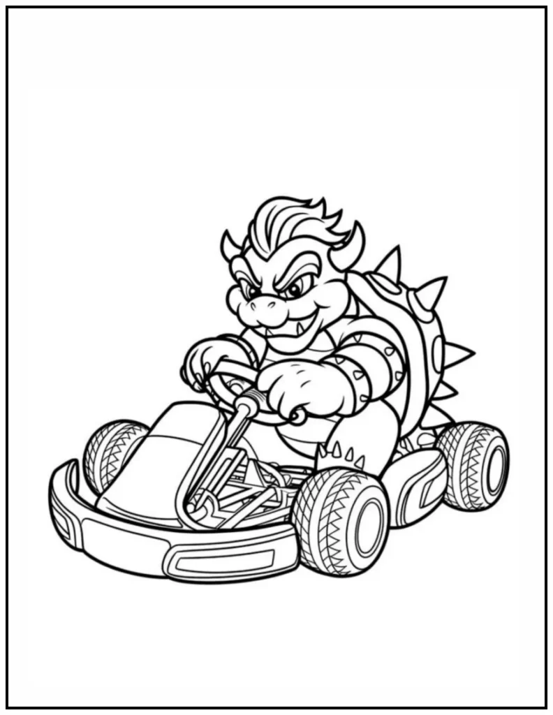 Bowsers racing in action