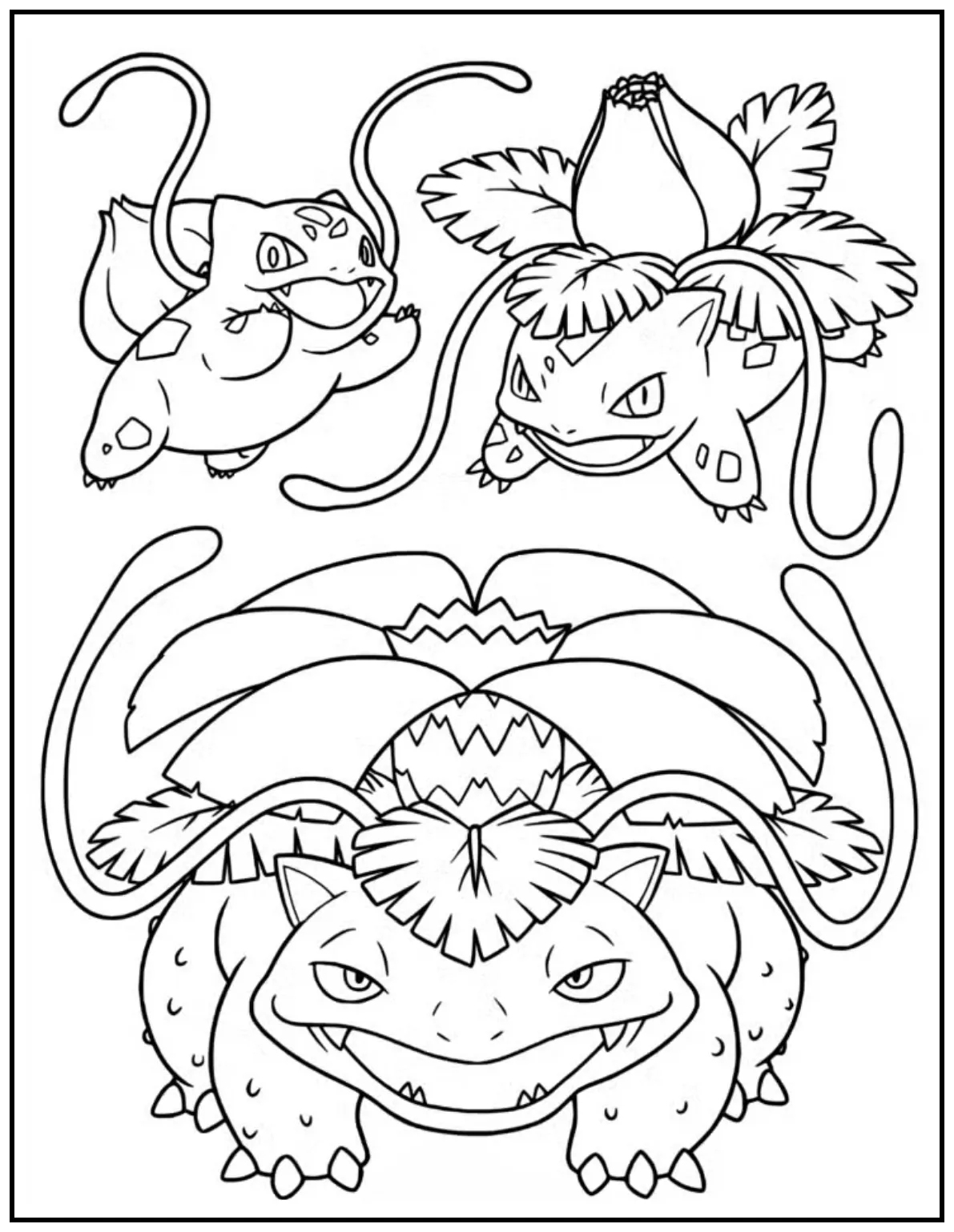 From Bulbasaur to Venusaur,