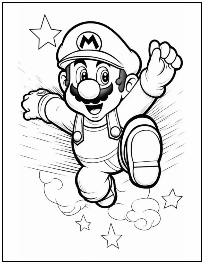 Mario bursting with excitement