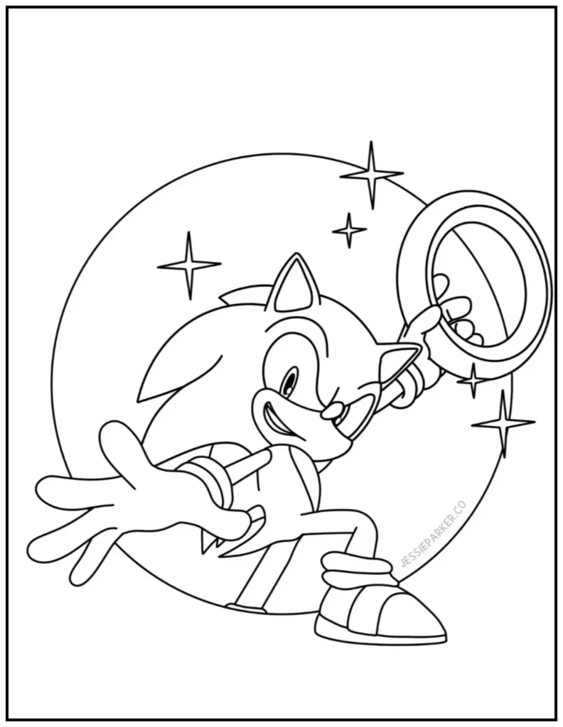 Sonic’s confidencly showing ring