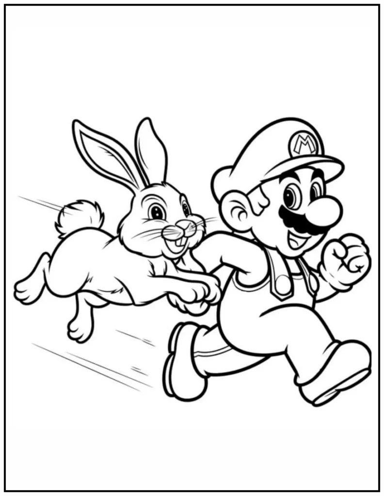 Mario and his rabbit f