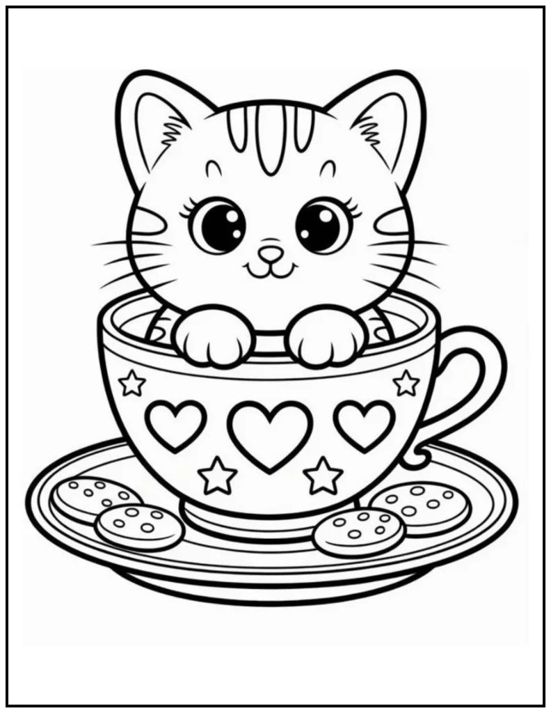 Tiny Cat Fits In a Teacup