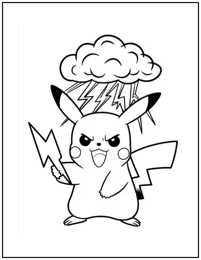 Pikachu is ready for action