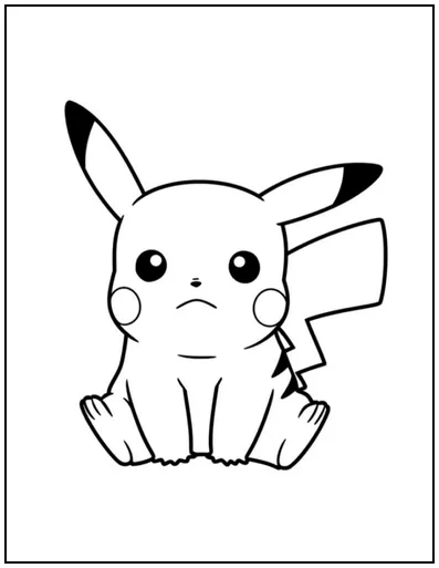 Poor Pikachu looks a little sad