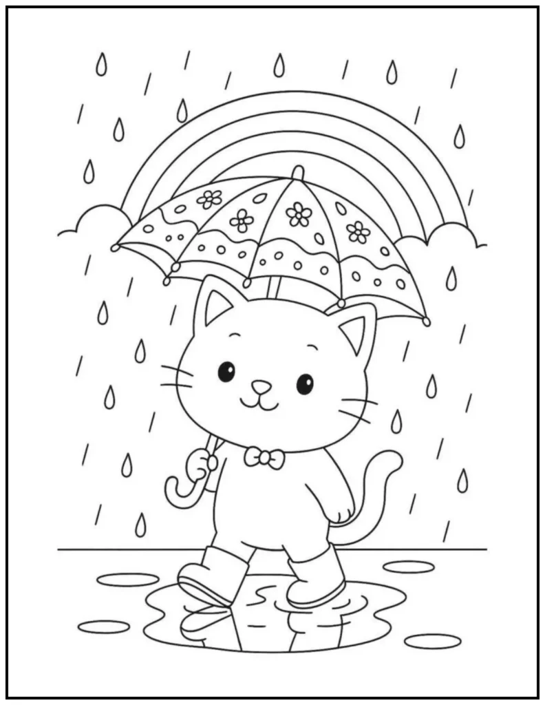 Happy Cat Enjoying Every Moment