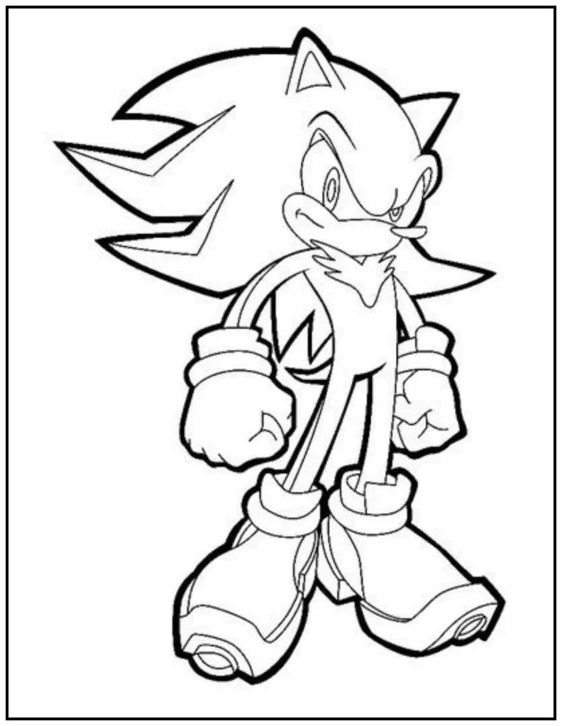 Shadow shows off his cool and mysterious side
