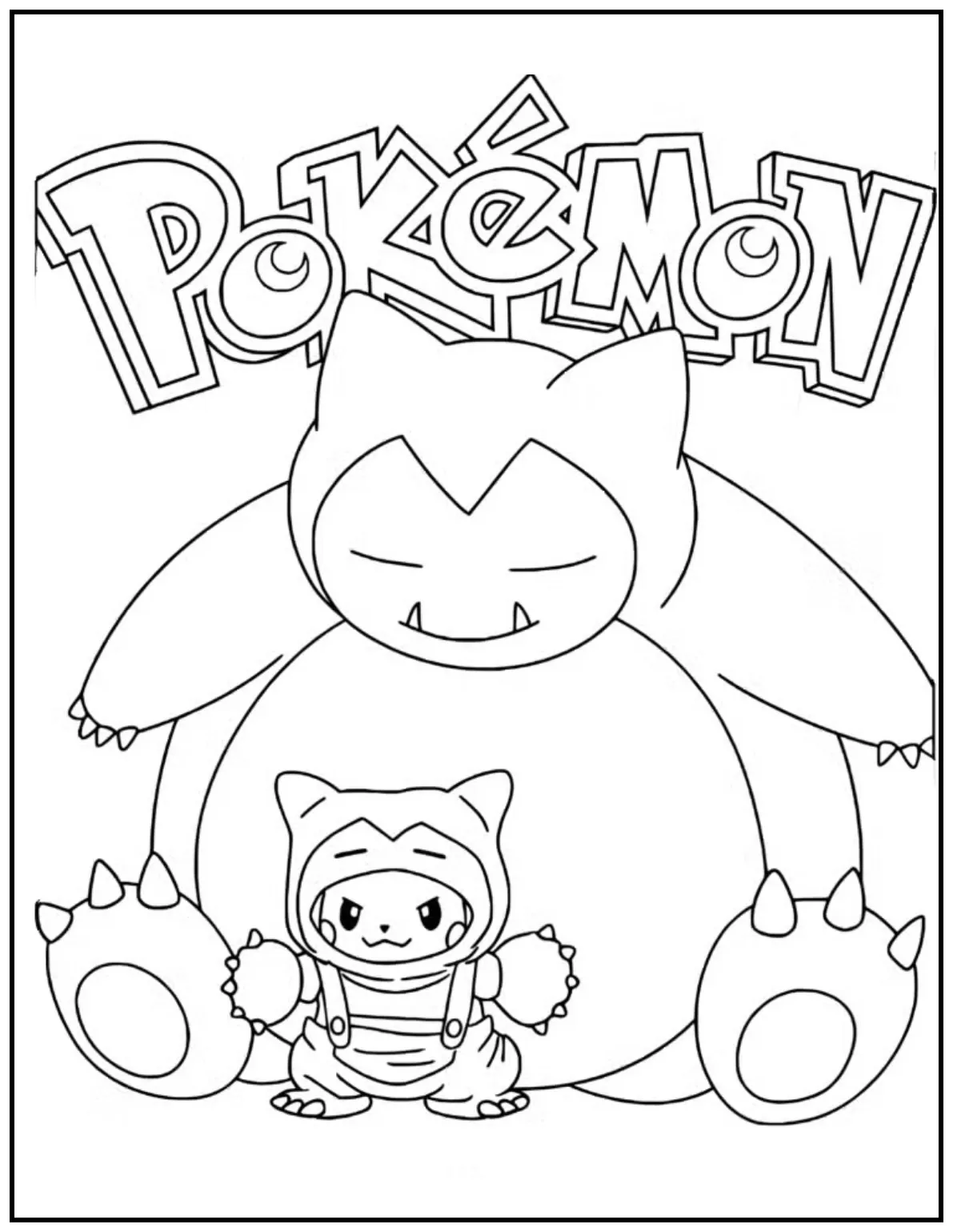 Snorlax naps peacefully