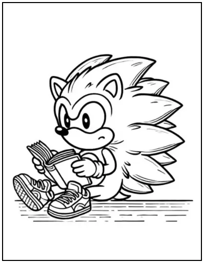 sonic reading book
