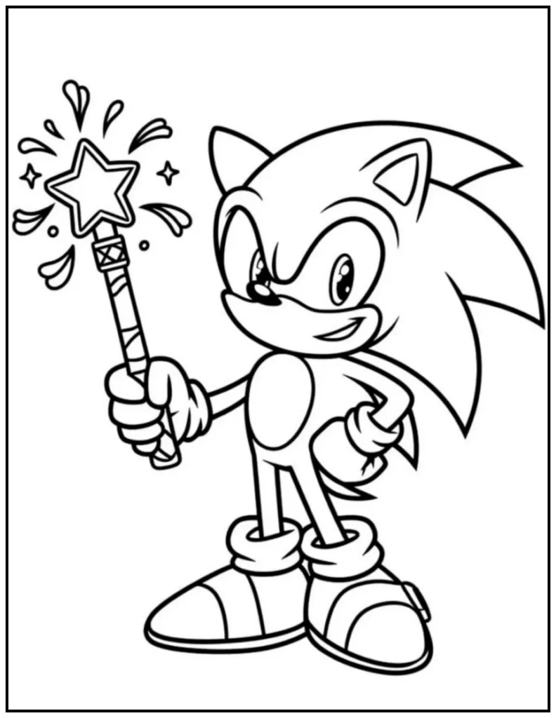 Sonic becomes a magician