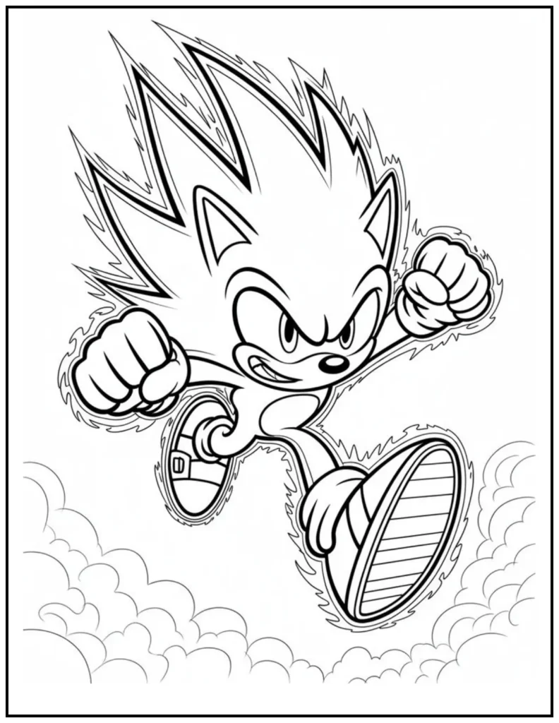 Sonic is speeding